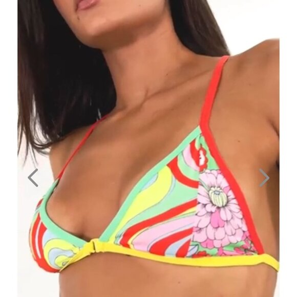 NWT OneOne Swimwear SET Bikini Seabright 2024 Gemma Noelia NEW Red Green Yellow - Picture 6 of 7
